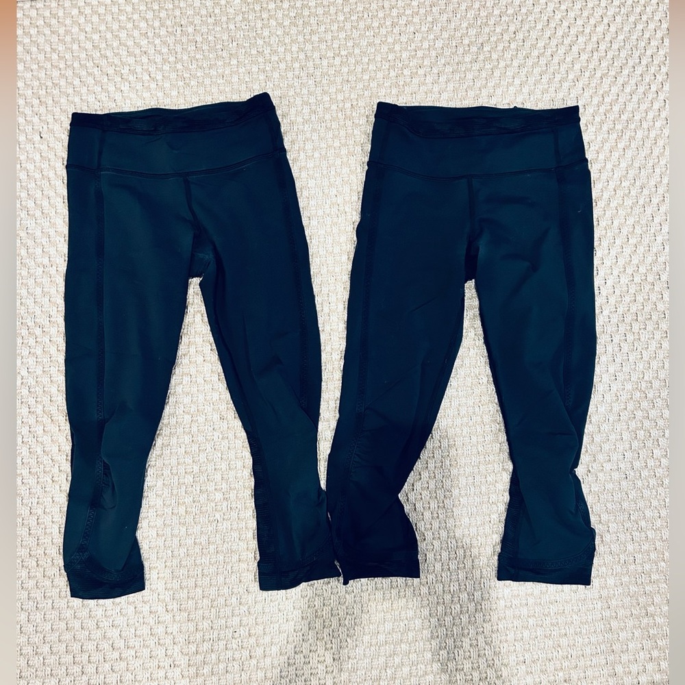 Lululemon crop leggings size 2